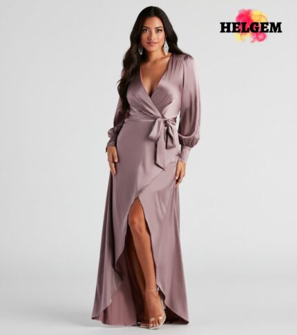 kali-formal-satin-wrap-dress-Helgem